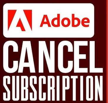 how to cancel adobe subscription