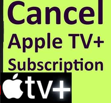 how to cancel apple tv subscription