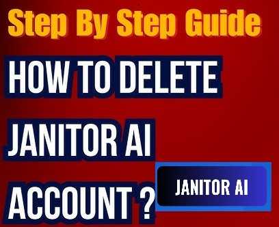 how to delete janitor ai account